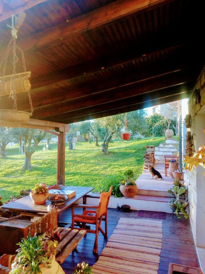 Villa Spiti me thea&elliniko chroma Nea Moudania Exterior foto